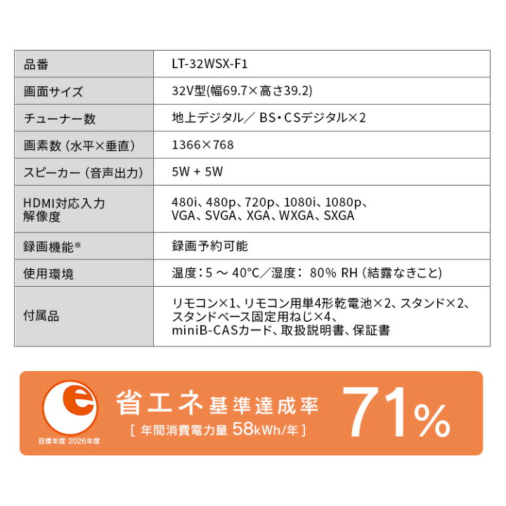 楽天市場】テレビ 32v 型 ハイビジョン 液晶テレビ VAパネル HD 