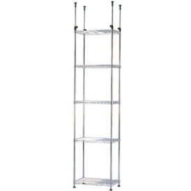 アイリスオーヤマ メタルミニ突っ張りラック 5段 MTO-5521TP メタルラック 送料無料