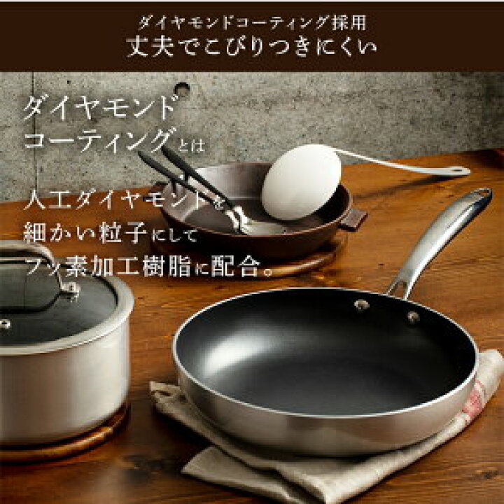 楽天市場 100円offクーポン フライパン セット Ih 3点セット Ih対応 ガス対応 Dg Se3 シルバーダイヤモンドグレイス ダイヤモンドコートパン 18cm 24cm 鍋 おしゃれ 耐摩耗性 キッチン ガス アイリスオーヤマ ショッピングランド でんでん