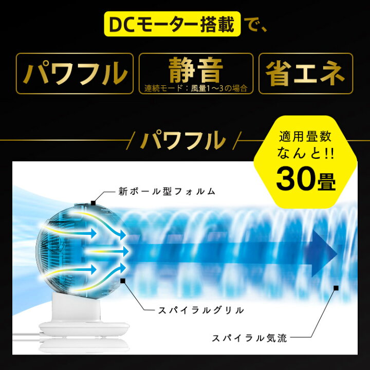 楽天市場】サーキュレーター アイリスオーヤマ 18cm PCF-SDC18T 