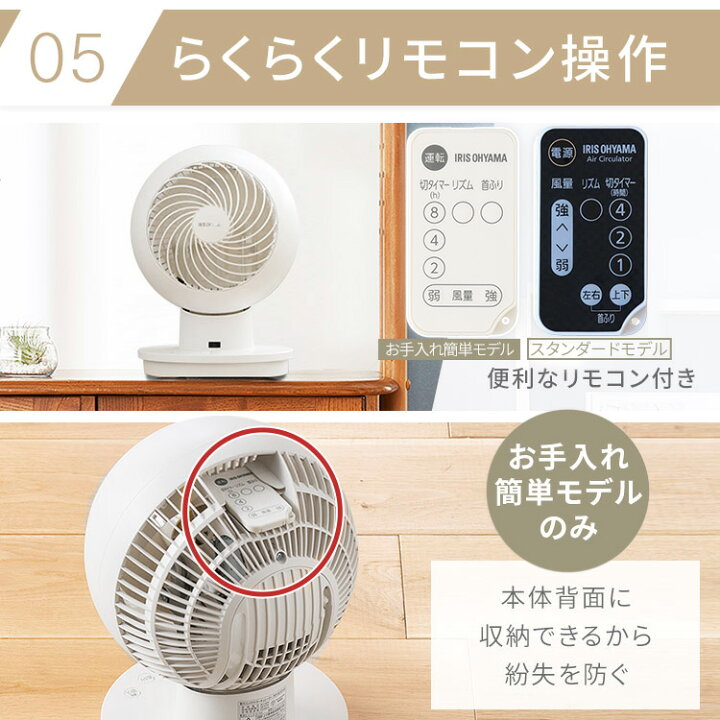 楽天市場】＼分解丸洗いOK／ サーキュレーター アイリスオーヤマ 分解 