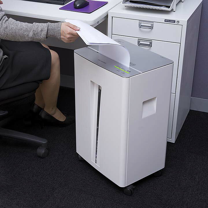 楽天市場】シュレッダー 業務用 電動 クロスカット 23枚同時細断 電動  