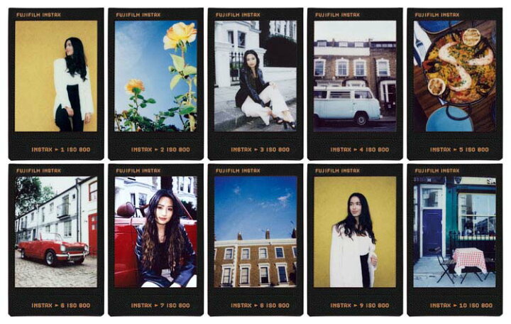 楽天市場】チェキ専用フィルム instax mini CONTACT SHEET（10枚入  