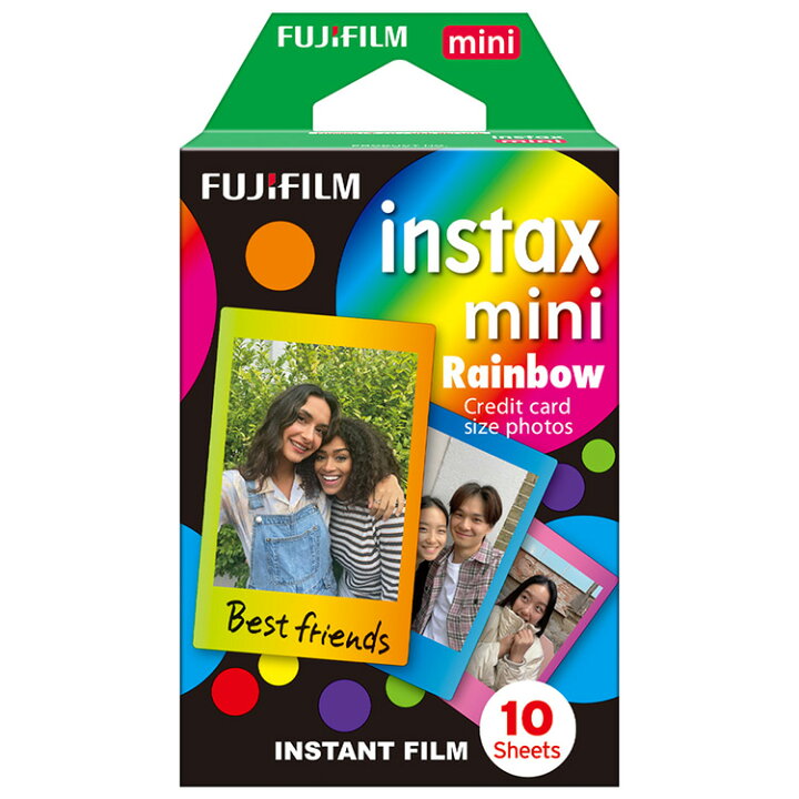 楽天市場】チェキフィルム INSTAX MINI RAINBOW WW1 インスタント 