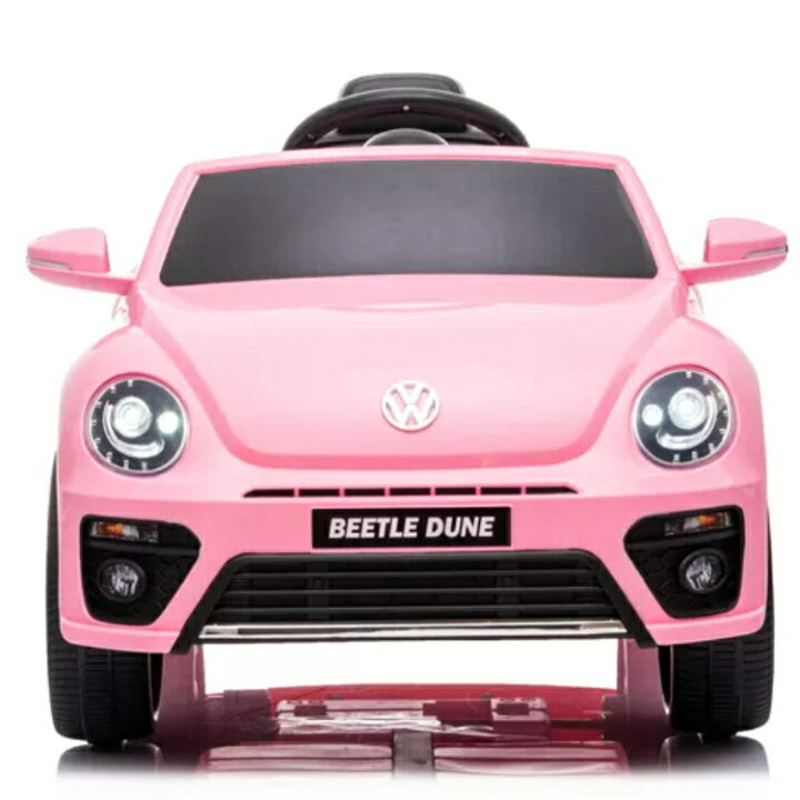 楽天市場 メーカー直送 電動乗用カー フォルクスワーゲン ビートル Volkswagen Beetle ピンク 車 おもちゃ プレゼント 子供 車 乗用ラジコン キッズカー 子供 乗れる 電動 充電式 プレゼント子供 子供 3歳 4歳 5歳 おもちゃ ラジコンカー ラッピング不可