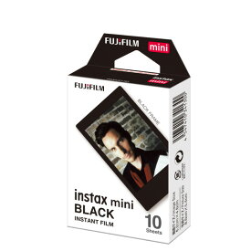 （メール便可：5点まで）富士フイルム instax mini インスタントフィルム ブラック チェキ用フィルム（富士フィルム フジフイルム）(デジタルライフ)