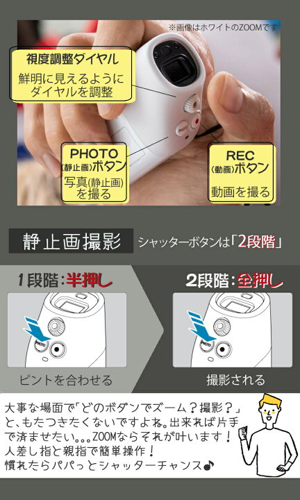 楽天市場】(microSDHCカード＆USBアダプター付)望遠鏡型デジカメ 