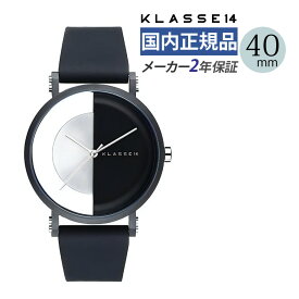 【正規品/2年保証】KLASSE14（クラスフォーティーン） IM18BK007M インパーフェクト ブラック 腕時計 40mm メンズ ユニセックス ファッション おしゃれ カジュアル 人気 （デジタルライフ）