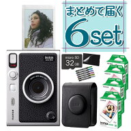 （ケース・フィルム40枚・SD・保護フィルム・ペンセット）チェキ instax mini Evo ブラック インスタック…
