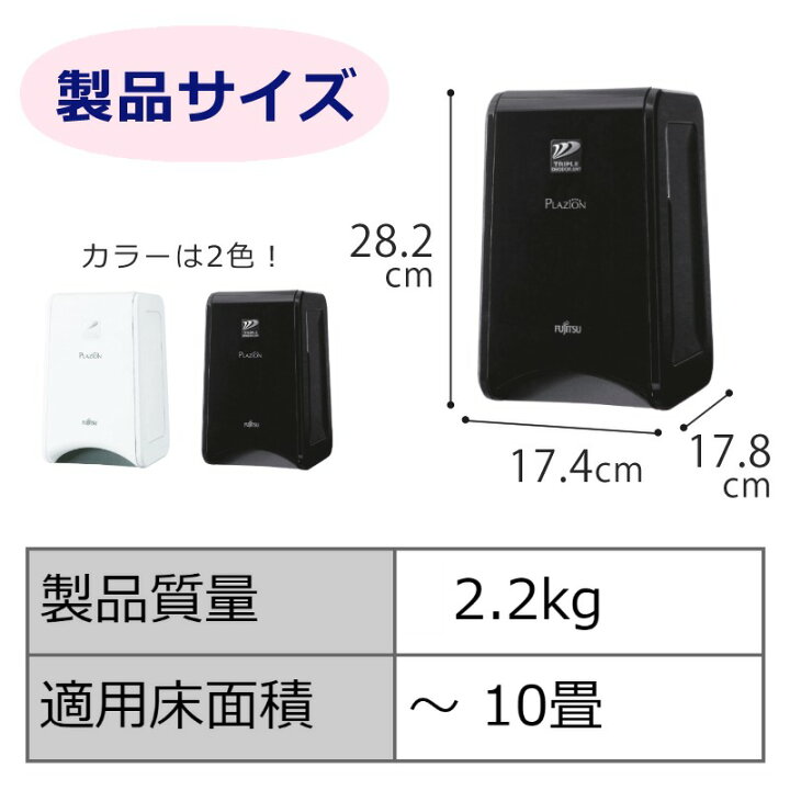 楽天市場】富士通ゼネラル 脱臭機 PLAZION DAS-15R-B プラズィオン  