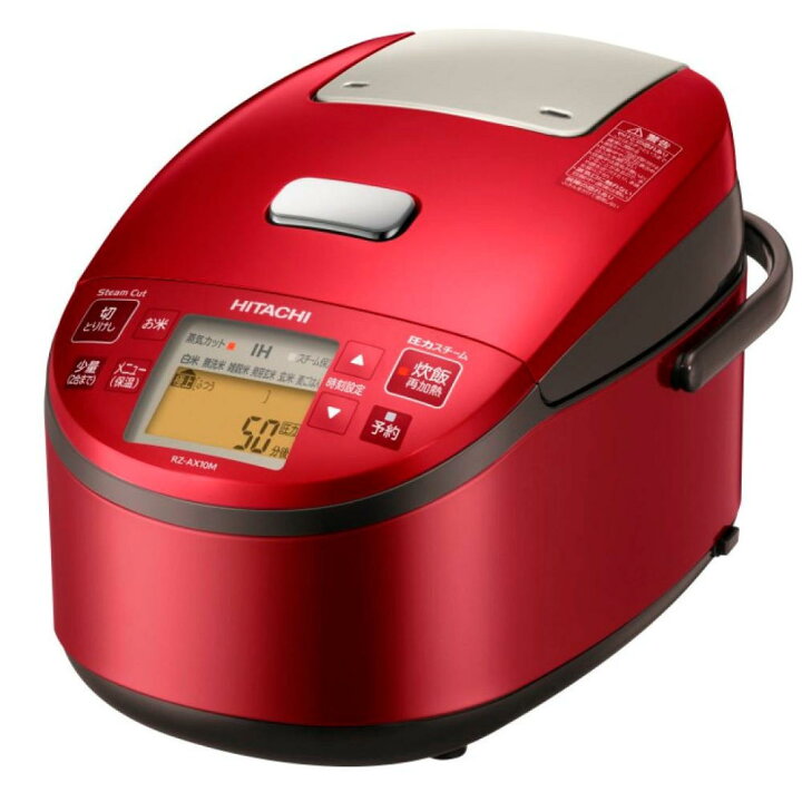 Amazon | 日立(HITACHI) 炊飯器 5.5合 圧力IH RZ-H10EJ R メタリック 