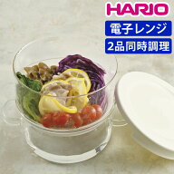 ハリオ 電子レンジ調理器 ガラスのせいろ蒸し器 GSM-2-OW 蒸し料理 蒸し器 せいろ 電子レンジ調理 スチー…