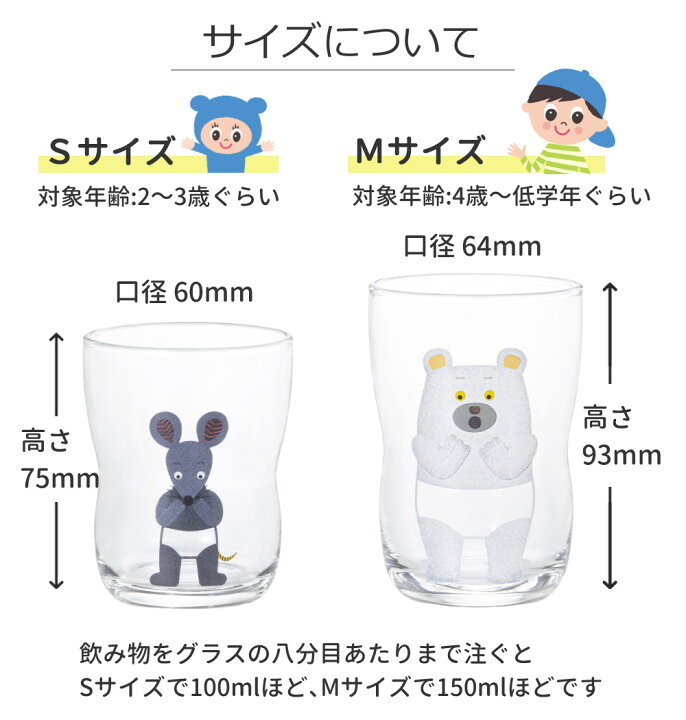 楽天市場】(グラス2個セット）アデリア つよいこグラス しろくまの 
