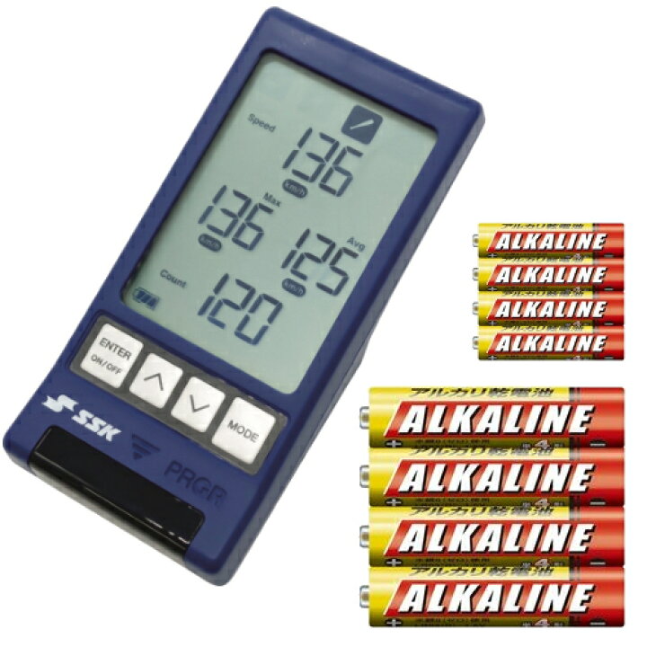 楽天市場】【電池付き】 SSK マルチスピードテスター4 MST400 単4電池8 