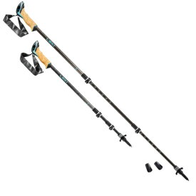 レキ トレッキングポール クレシダ AS グレー 2本1組 アルミ製 伸縮タイプ LEKI 64-125cm 1300484 （ラッピング不可）（デジタルライフ）