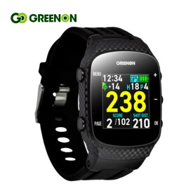 ゴルフナビ 腕時計型 グリーンオン ザ・ゴルフウォッチ GN101 軽量 GPSゴルフウォッチ みちびき対応 3気圧 防水 THE GOLF WATCH GN-101（デジタルライフ）
