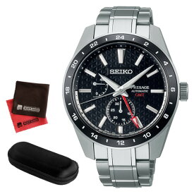 （時計ケース・クロス付）セイコー SEIKO 腕時計 SARF005 プレザージュ PRESAGE メンズ Sharp Edgedシリーズ コアショップ専用 自動巻き(手巻付) ステンレスバンド 多針アナログ（国内正規品）（デジタルライフ）