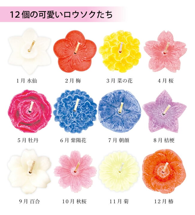 Sale 79 Off 進物 ローソクセット 12か月の花ろうそく 花づくしギフトセット 植物性 カメヤマキャンドル お彼岸 お盆 神仏 お香 Terahaku Jp