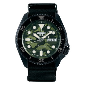 セイコー SEIKO SBSA173 5スポーツ SEIKO 5 SPORTS メンズ SKX Sports Style CAMOUFLAGE STREET STYLE 流通限定 自動巻き(手巻付) ナイロンバンド アナログ メーカー保証1年間 （国内正規品）（デジタルライフ）