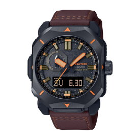 カシオ CASIO 腕時計 PRW-6900YL-5JF プロトレック PROTREK メンズ フィールドサバイバーIP 革バンド アナデジ 合皮バンド ソーラー電波 メーカー保証1年間 （国内正規品）（デジタルライフ）