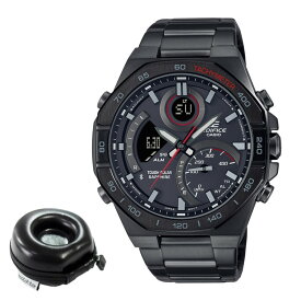 （丸型時計ケース付）カシオ CASIO 腕時計 ECB-950YDC-1AJF エディフィス EDIFICE メンズ ソーラー ステンレスバンド アナデジ Bluetooth搭載 メーカー保証1年（国内正規品）（デジタルライフ）