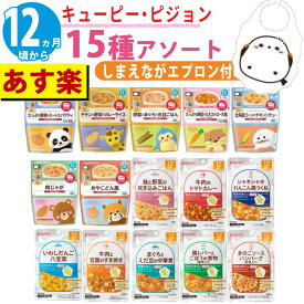 【あす楽】 【15点セット】 離乳食 12ヶ月 キューピー ピジョン ベビーフード パウチ セット (ラッピング不可)(熨斗対応不可)(デジタルライフ)