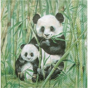 楽天市場】ペーパーナプキン ランチサイズ 10枚入り パンダ[ihr] PANDA