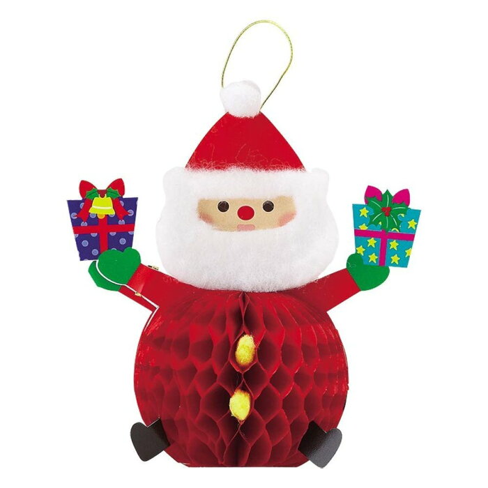 楽天市場 クリスマスカード ハニカムサンタクロース Sanrio サンリオメッセージカード 立体カード ハニカム ｋａｄｅｒｉａ