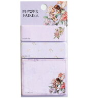 付箋メモ　スイートピーパープル[FLOWER FAIRIES]フラワーフェアリー　スティッキーメモシシリーメアリー…