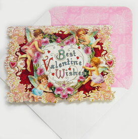 [Punch Studio]バレンタインカード CHERUB WISHES封筒付き パンチスタジオバレンタインコレクションメッセージ・ギフトカードエンジェル