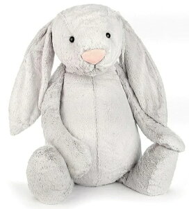 ジェリーキャット HUGE バッシュフルバニー Huge Bashful Zingy Bunny JELLY CAT グリーン グレー色 ウサギ ラビット うさぎ