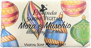 限定フロリンダ フレグランスソープ ブラックベリーアンドムスク オーナメント イタリア石鹸 ギフトソープ ボディソープ ハンドソープ フェイスソープ サシェ