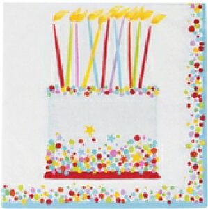 I y[p[ivL Birthday Cake Caspari JXp `TCYo[Xf[P[L a a o[Xf[p[eB