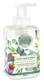 Michel Design Works シアバター泡ソープ Eucalyptus&Mint 香り：ユーカリ＆スーパーミント ハンドソープ・キッチンソープ・液体石鹸　ミッシェルデザインワークス