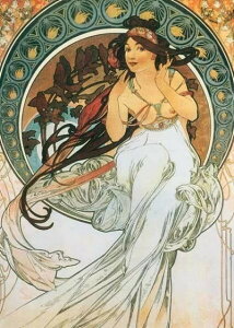 A|XgJ[h@~V@̗ց@cO[@Alphonse Mucha AtHX ~V@CMX@Gt@V[Y