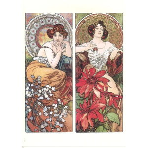 A|XgJ[h@~V@c񕪊@H~@cwi@Alphonse Mucha AtHX ~V@CMX@Gt@V[Y