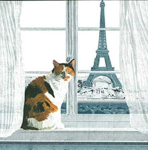 10���y�[�p�[�i�v�L�� �G�b�t�F�����ƔL ppd[Paper Products Design]�h�C�c�� �����`�T�C�Y Flower Melody tanba �l�R Cat �L���b�g