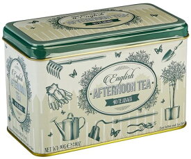 缶入り紅茶　イングリッシュガーデン（アフタヌーンティ）ティーバッグ40袋　New English Teaニューイングリッシュティ　紅茶詰め合わせ　輸入食品