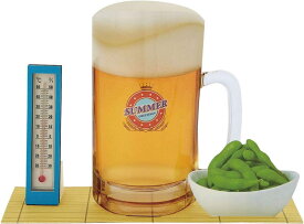 夏カード　温度計付き　ビールと枝豆 　サンリオ(SANRIO) サマーカード　暑中見舞いカード　残暑見舞い