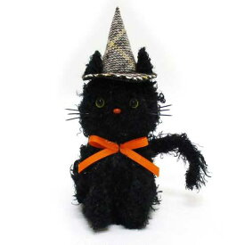 限定　黒猫マスコット　ハロウィン飾り　マンキッキ　ぬいぐるみ　クロネコ・猫・キャット・ねこ・ネコ