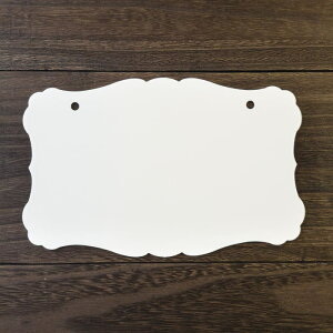 ホーロー 白サインプレートL 日本製  カデリアオリジナル KADERIA ウェルカムプレートL ホーロー素材 ホーローペイント材料 サインボード