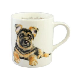 犬食器シリーズ　DOGマグカップ　シェパード　わんコレ　犬雑貨・いぬ・イヌ・キッチン・日本製食器・ギフト・犬マグ