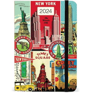 Cavallini&Co Jo[j 蒠 2024N 1n܂ A6 EB[N[ j[[N NEW YORK _CA[2024 J@[jR[ A_CA[ XPW[m[g XPW[