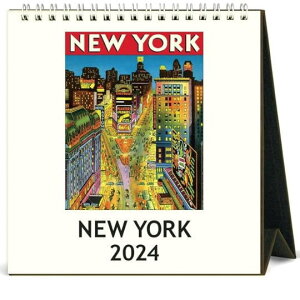 Cavallini&Co 卓上カレンダー2024 ニューヨーク NEW YORK カヴァリーニ&コー カバリーニ 輸入カレンダー デスクカレンダー