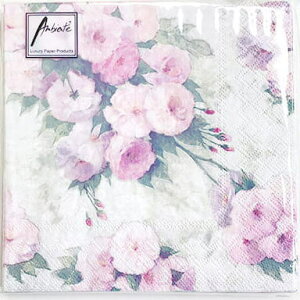 10枚ペーパーナプキン アリアンナ ビンテージ Arianna Vintage Ambienteアンビエンテ ランチサイズ バラ 薔薇 ローズ