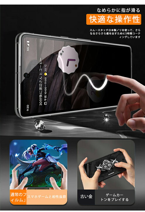楽天市場】【スーパーDEAL20%OFF】Google Pixel 7A ガラスフィルム 