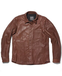 KADOYA LEATHER SHIRT STD / uE Jh yVsX