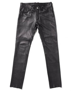 KADOYA LEATHER SLIM PANTS / ubN Jh yVsX