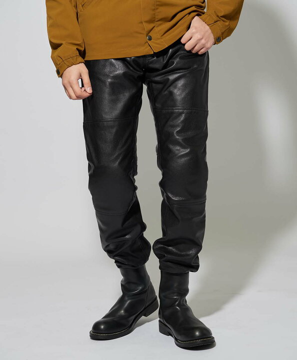 楽天市場】KADOYA LIGHT LEATHER PANTS / ブラック カドヤ公式 楽天 