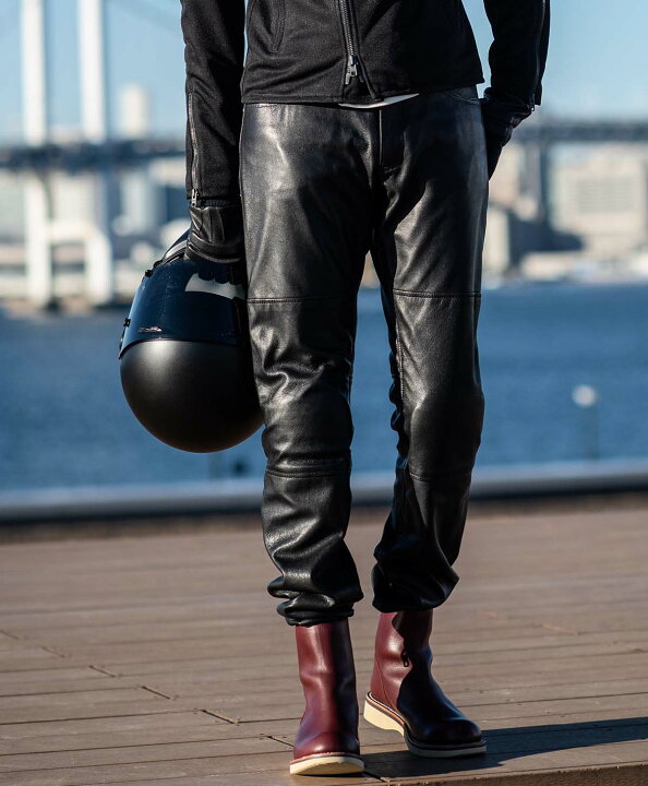 楽天市場】KADOYA LIGHT LEATHER PANTS / ブラック カドヤ公式 楽天  